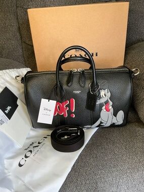 Disney X Coach Compass Bag 35 With Pluto